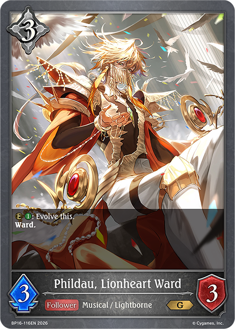 Phildau, Lionheart Ward - BP16-116EN - Gold 1