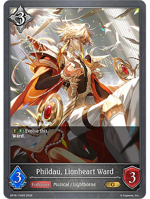 Phildau, Lionheart Ward - BP16-116EN - Gold