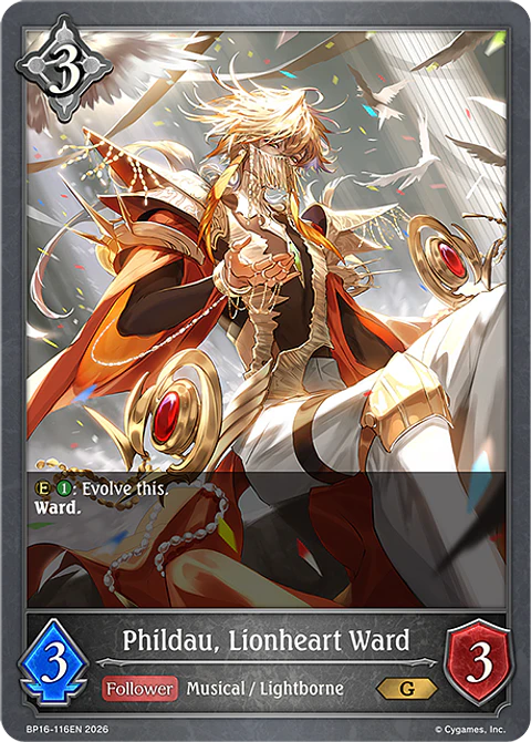 Phildau, Lionheart Ward - BP16-116EN - Gold
