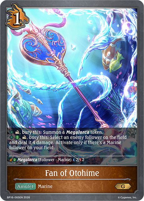 Fan of Otohime - BP16-065EN - Gold 1