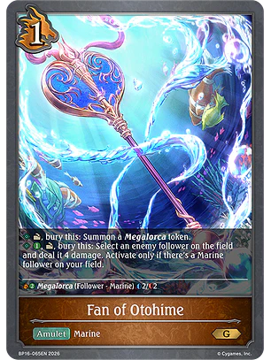Fan of Otohime - BP16-065EN - Gold