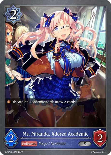 Ms. Miranda, Adored Academic - BP16-049EN - Silver 1