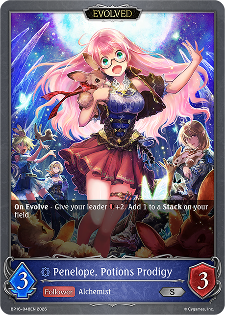 Penelope, Potions Prodigy (Evolved) - BP16-048EN - Silver 1