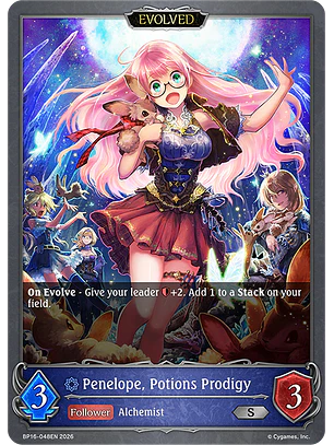Penelope, Potions Prodigy (Evolved) - BP16-048EN - Silver