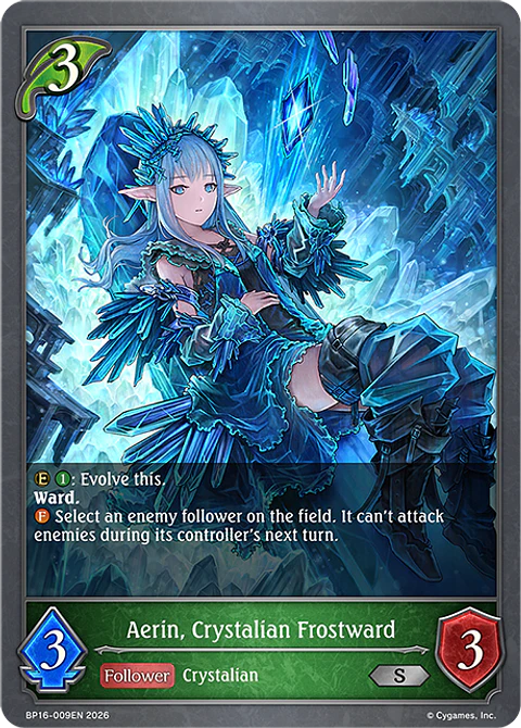 Aerin, Crystalian Frostward - BP16-009EN - Silver