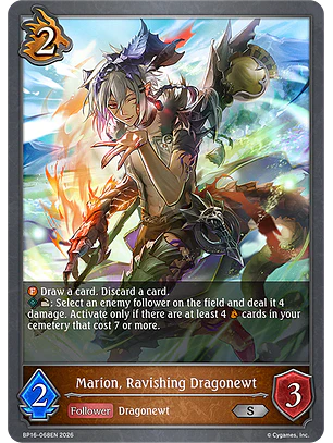 Marion, Ravishing Dragonewt - BP16-068EN - Silver