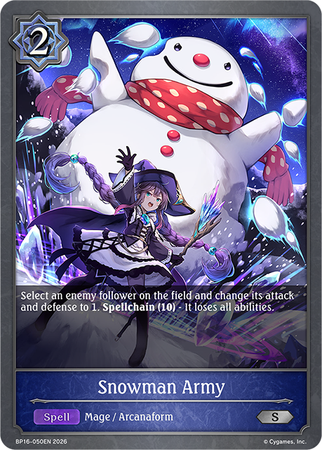 Snowman Army - BP16-050EN - Silver 1