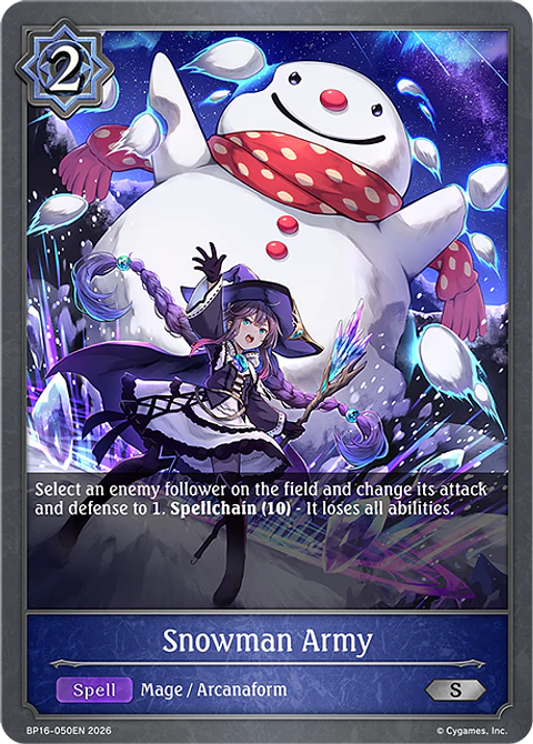 Snowman Army - BP16-050EN - Silver
