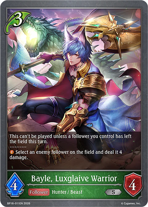 Bayle, Luxglaive Warrior - BP16-011EN - Silver