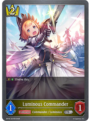 Luminous Commander - BP16-027EN - Silver
