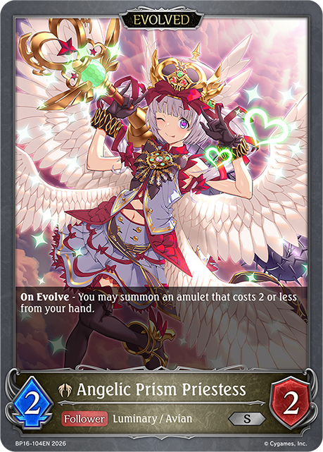 Angelic Prism Priestess (Evolved) - BP16-104EN - Silver 1