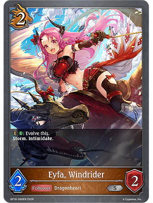 Eyfa, Windrider - BP16-066EN - Silver