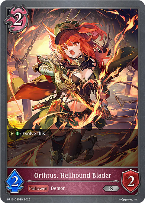 Orthrus, Hellhound Blader - BP16-085EN - Silver
