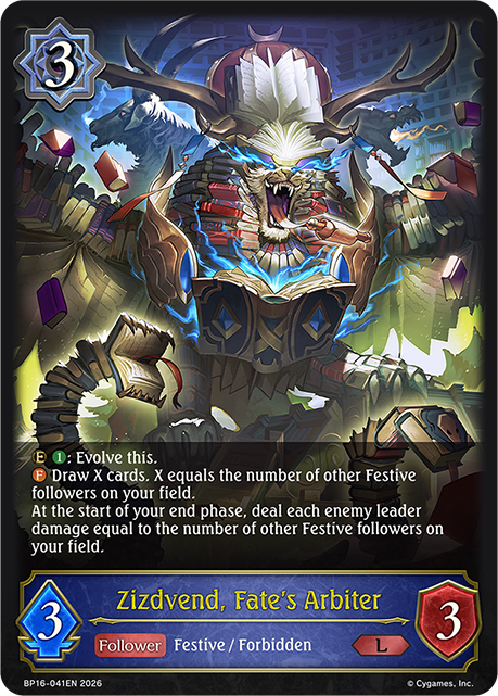Zizdvend, Fate's Arbiter - BP16-041EN - Legendary 1