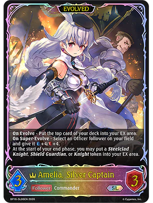 Amelia, Silver Captain (Evolved) (SL) - BP16-SL06EN - Super Legendary