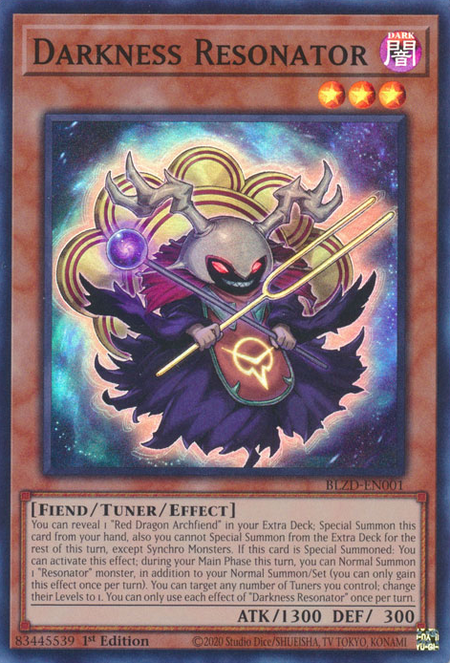Darkness Resonator - BLZD-EN001 - Super Rare 1
