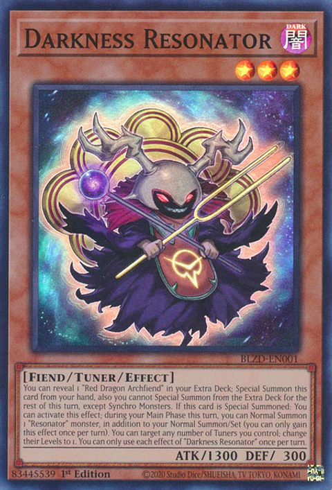 Darkness Resonator - BLZD-EN001 - Super Rare