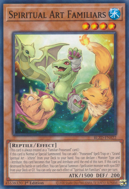 Spiritual Art Familiars - BLZD-EN022 - Common 1