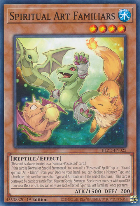 Spiritual Art Familiars - BLZD-EN022 - Common
