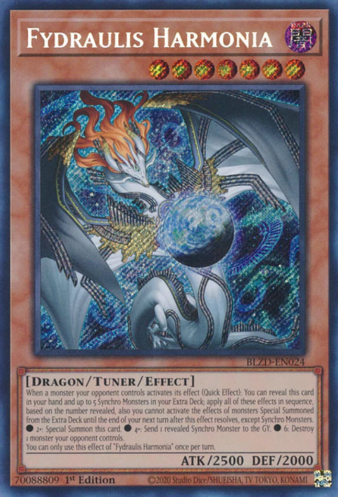 Fydraulis Harmonia - BLZD-EN024 - Secret Rare