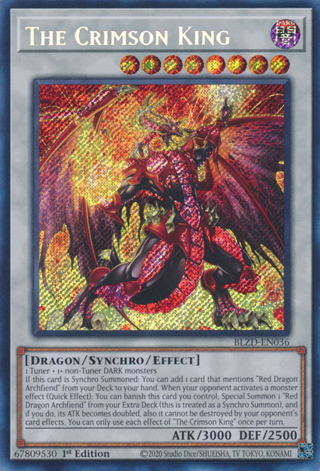 The Crimson King - BLZD-EN036 - Secret Rare 1