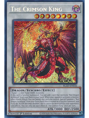 The Crimson King - BLZD-EN036 - Secret Rare