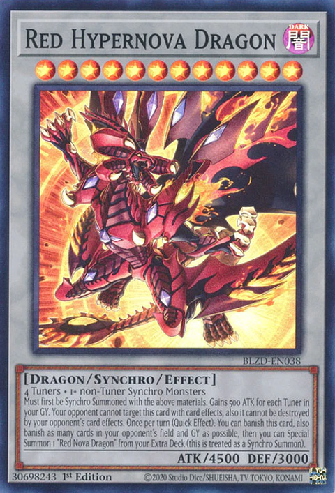 Red Hypernova Dragon - BLZD-EN038 - Super Rare