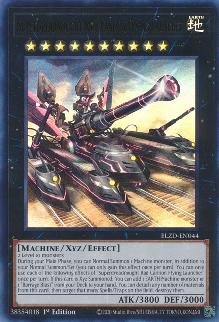 Superdreadnought Rail Cannon Flying Launcher - BLZD-EN044 - Ultra Rare 1