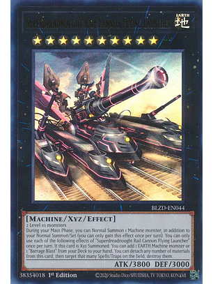 Superdreadnought Rail Cannon Flying Launcher - BLZD-EN044 - Ultra Rare