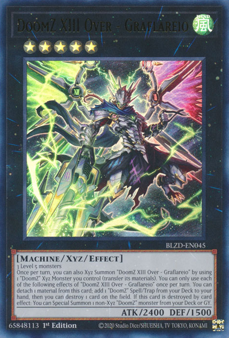 DoomZ XIII Over - Graflareio - BLZD-EN045 - Ultra Rare 1