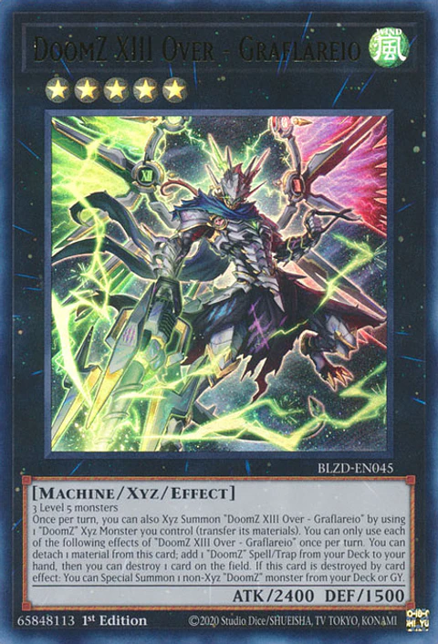 DoomZ XIII Over - Graflareio - BLZD-EN045 - Ultra Rare