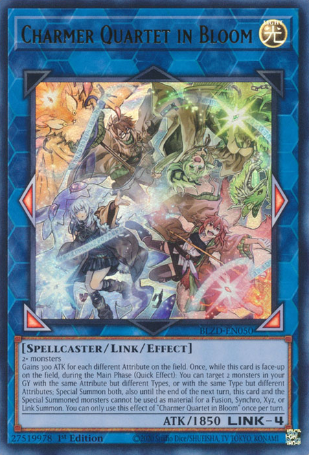 Charmer Quartet in Bloom - BLZD-EN050 - Ultra Rare 1