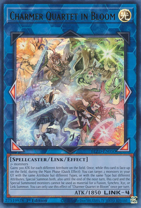 Charmer Quartet in Bloom - BLZD-EN050 - Ultra Rare