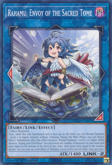 Rahamu, Envoy of the Sacred Tome - BLZD-EN051 - Common 1
