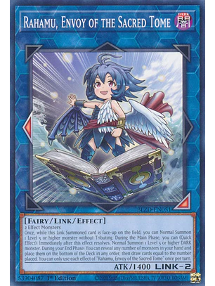 Rahamu, Envoy of the Sacred Tome - BLZD-EN051 - Common