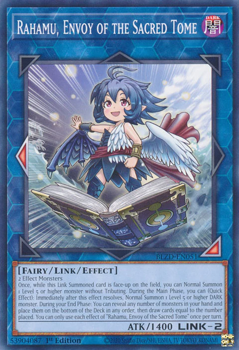 Rahamu, Envoy of the Sacred Tome - BLZD-EN051 - Common