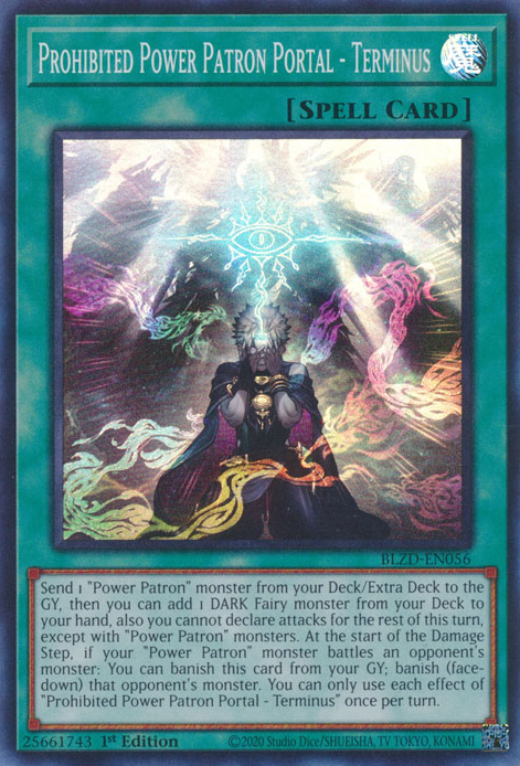 Prohibited Power Patrol Portal - Terminus - BLZD-EN056 - Super Rare 1