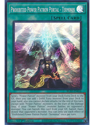 Prohibited Power Patrol Portal - Terminus - BLZD-EN056 - Super Rare