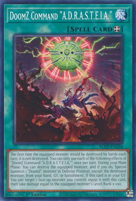 DoomZ Command "A.D.R.A.S.T.E.I.A." - BLZD-EN058 - Common