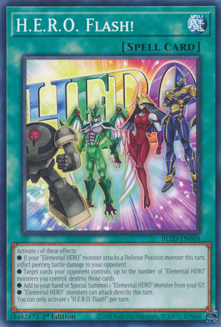H.E.R.O. Flash! - BLZD-EN068 - Common 1