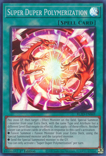 Super Duper Polymerization - BLZD-EN069 - Super Rare 1