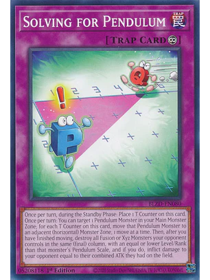 Solving for Pendulum - BLZD-EN080 - Common
