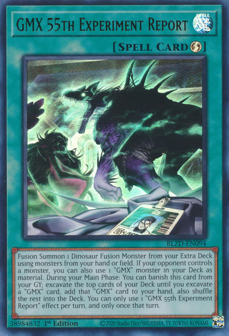 GMX 55th Experiment Report - BLZD-EN094 - Ultra Rare 1