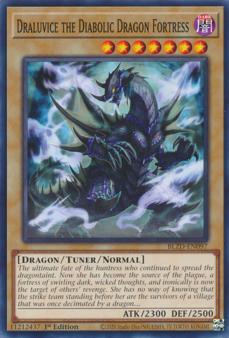 Draluvice the Diabolic Dragon Fortress - BLZD-EN097 - Common 1