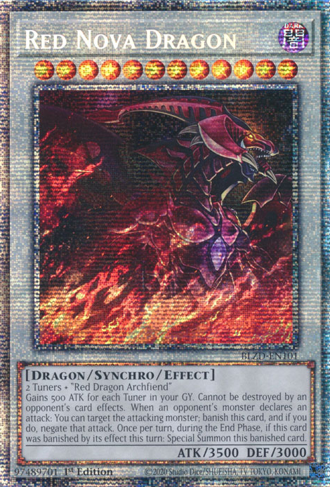 Red Nova Dragon - BLZD-EN101 - Starlight Rare 1
