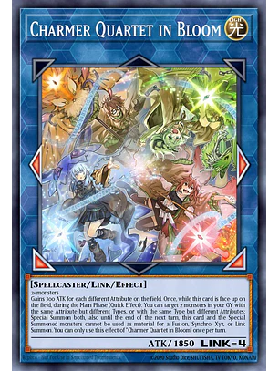 Charmer Quartet in Bloom - BLZD-EN050 - Starlight Rare
