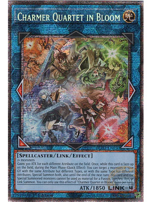 Charmer Quartet in Bloom - BLZD-EN050 - Starlight Rare