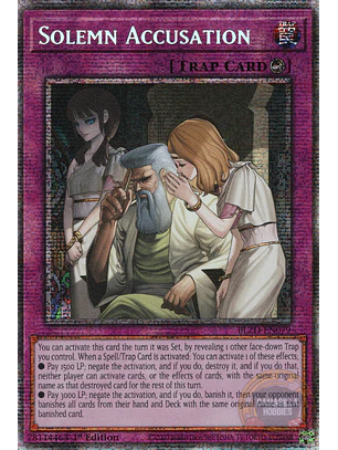 Solemn Accusation - BLZD-EN079 - Starlight Rare
