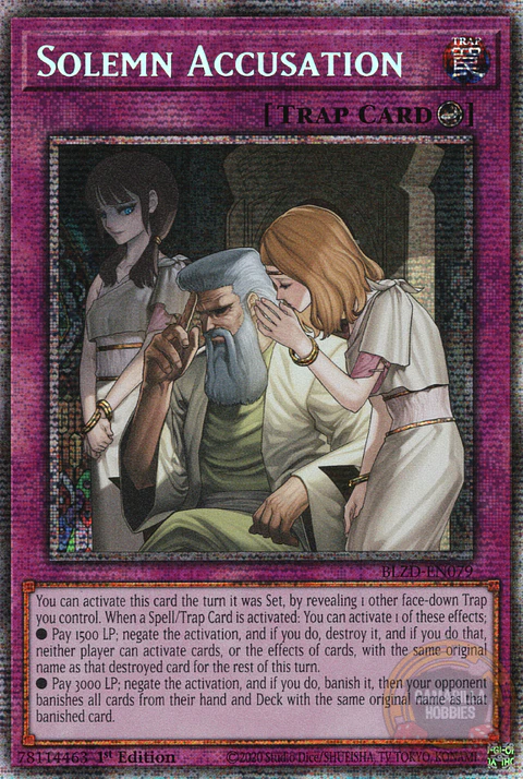 Solemn Accusation - BLZD-EN079 - Starlight Rare