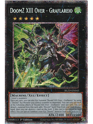 DoomZ XIII Over - Graflareio - BLZD-EN045 - Starlight Rare
